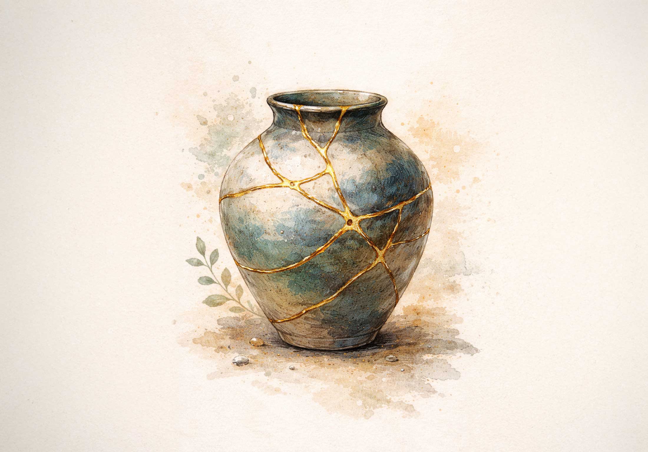 Cover of Kintsugi: Beauty in Breaking